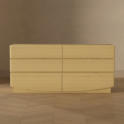 Commode double contemporaine 6 tiroirs Ardea