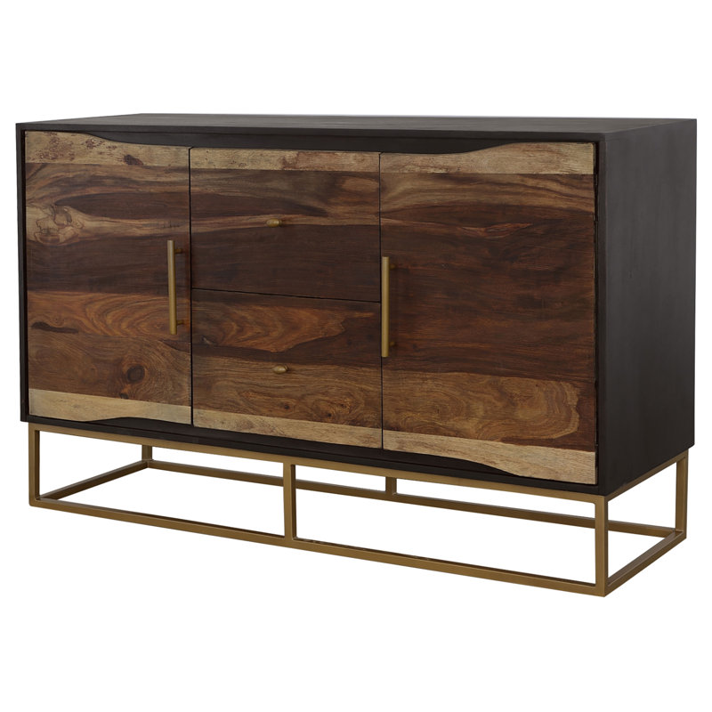 Armoire de rangement en bois 2 portes Engelmar