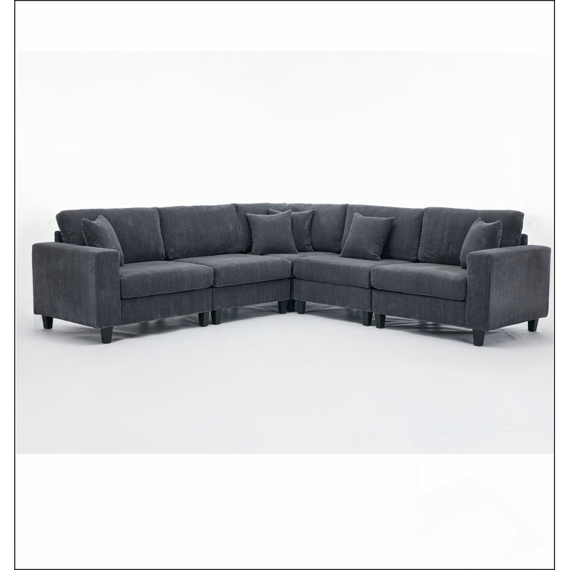 Canapé confortable, Gris