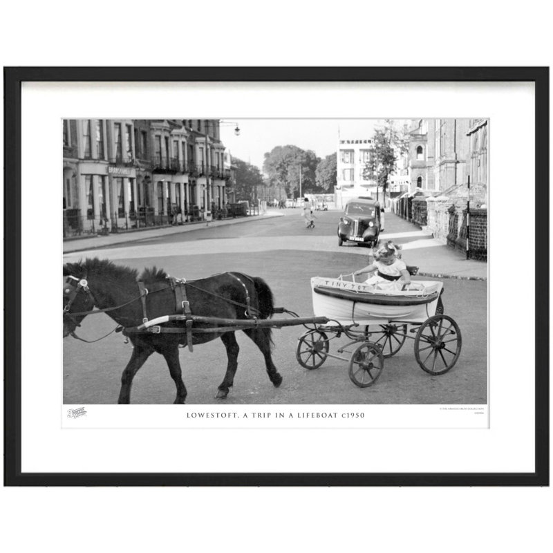 Lowestoft, A Trip In A Lifeboat C1950 by Francis Frith - Single Picture Frame Print, 60cm H x 80cm W  x 2.3cm D