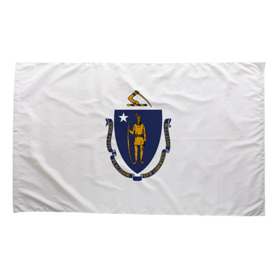Drapeau de l'État du Massachusetts — Drapeau extérieur