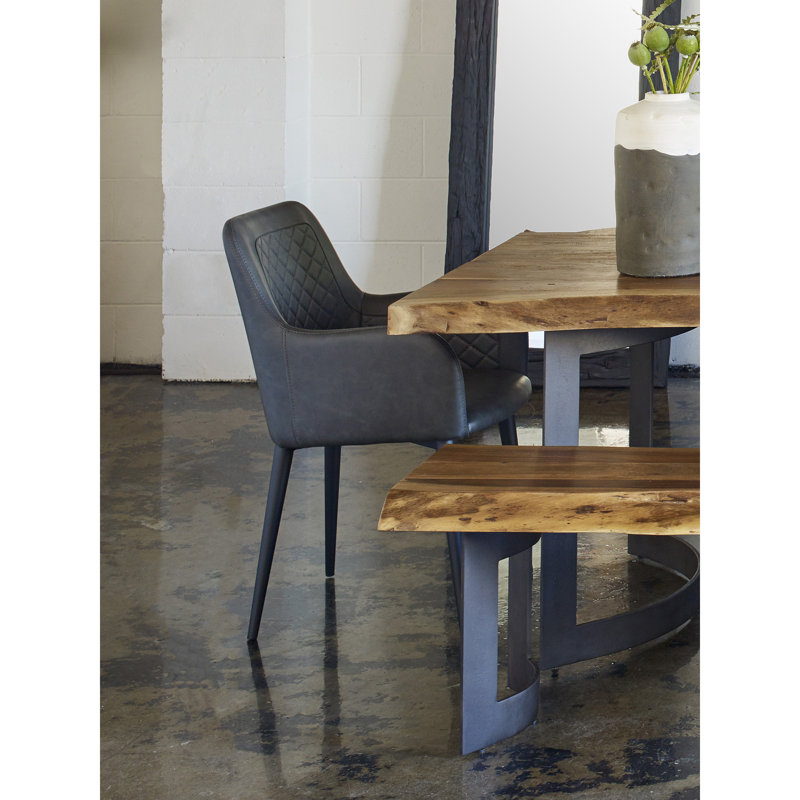Cantata Upholstered Arm Chair, Slate