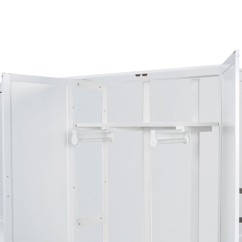 Lit pour grand lit avec compartiment et relevage hydraulique - espace blanc