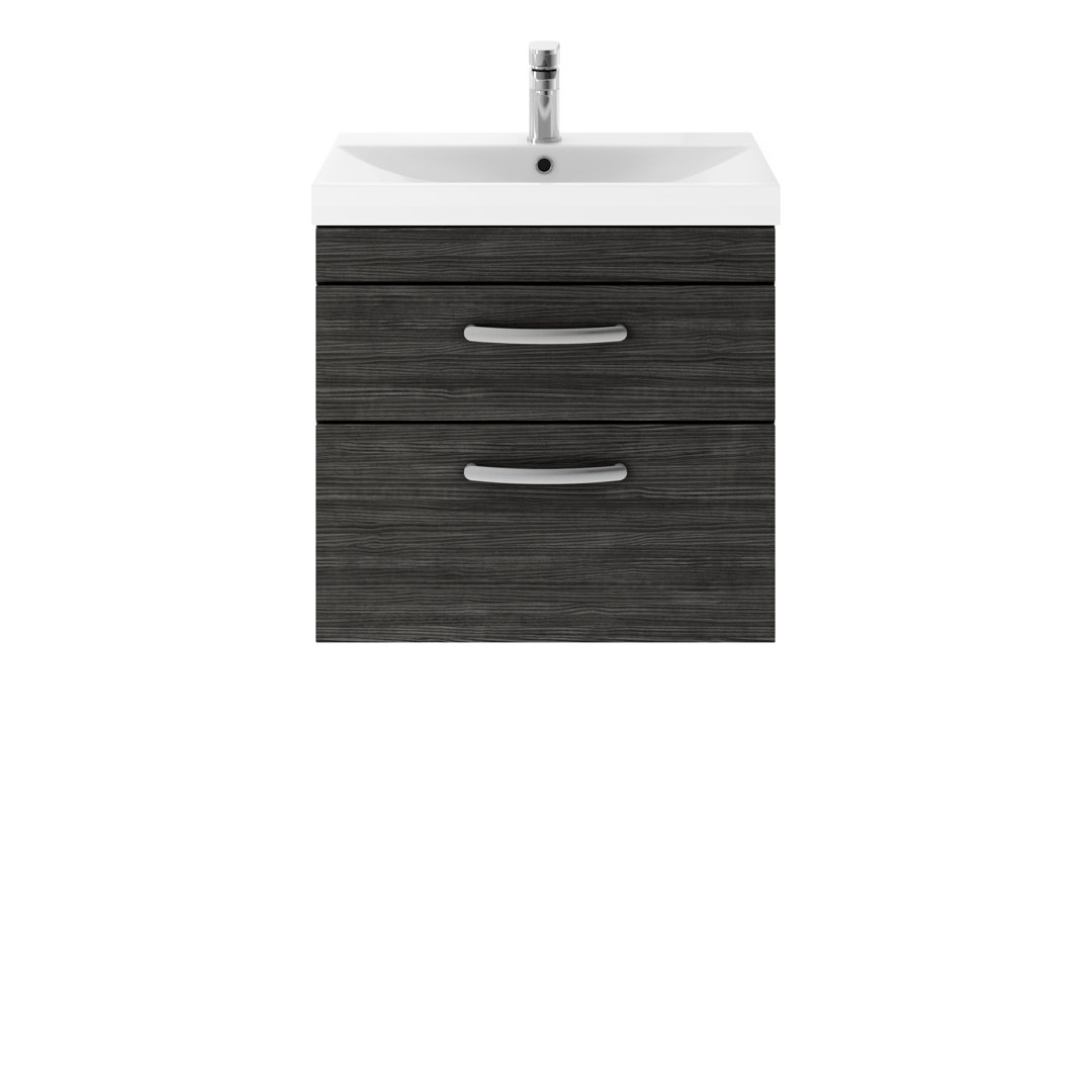 610mm Single Bathroom Vanity with Integrated Ceramic Basin