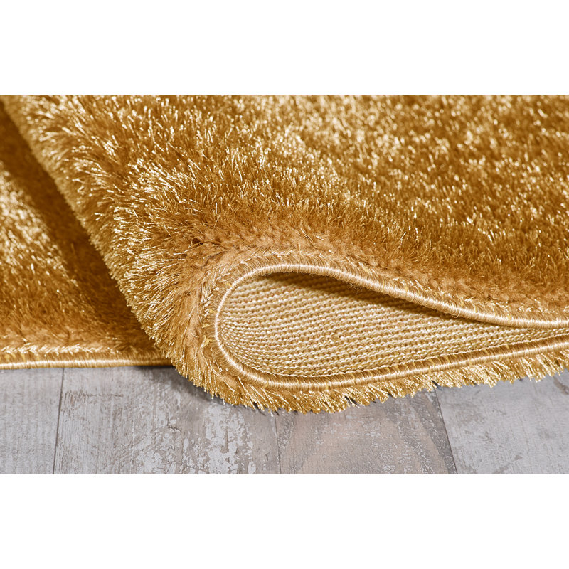 Donata Solid Colour Shag Area Rug, Rectangle 200 x 290cm