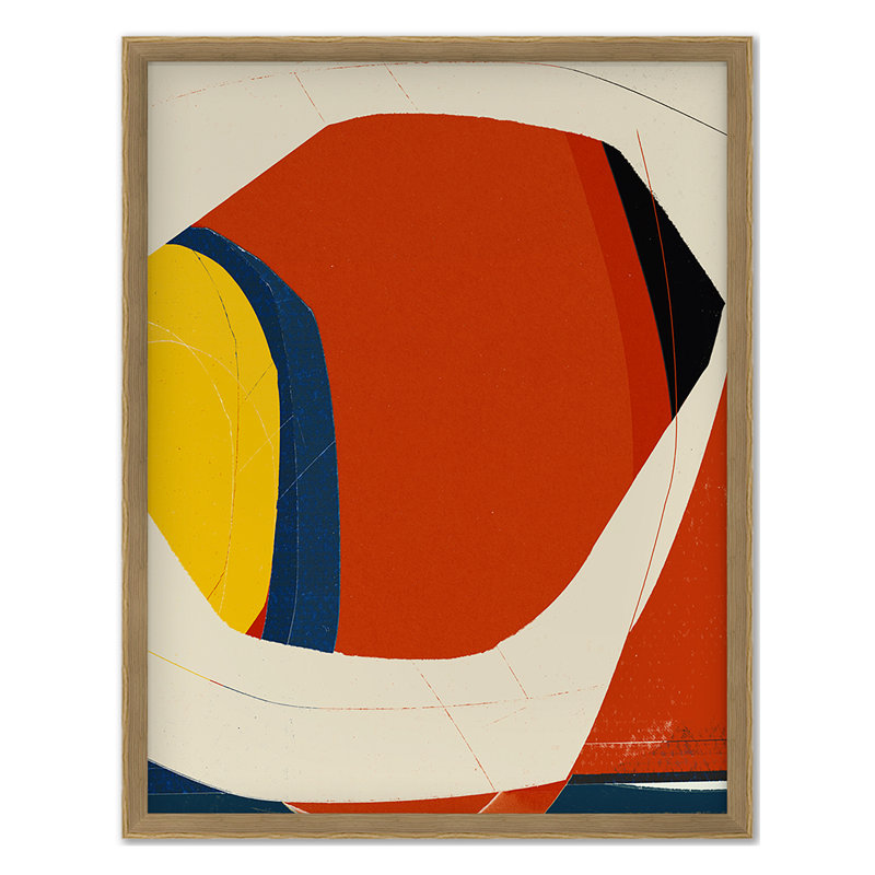 Oddment Collection 10 Print by Todaro, Katie, Oak Single Picture Framed, 28'' H x 22'' W