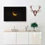 Solar Eclipse Painting - Wrapped Canvas Print-56654295