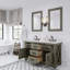 Jessen 60" Double Bathroom Vanity Set with Mirror-435278936
