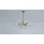 Lustre 8 lumières de luxe Ginkgo, laiton-130770260