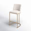 Rayla Upholstered Stool with Metal Frame