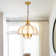 15"  3 - Light Dimmable Pendant with Adjustable Chain