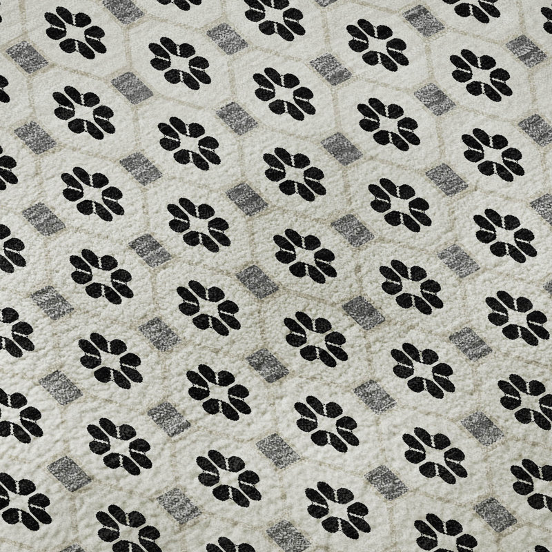 Tapis treillis de qualité supérieure lavable à la machine Elize AMF1428, Rectangle 9 pi x 12 pi