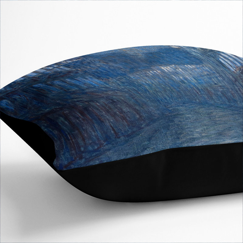 Square Cushion, 55cm H x 55cm W x 20cm D, Black