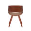 Chaise avec accoudoirs en lin Albinas-22324850