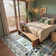 Kaldi Boho Washable Living Room Bedroom Area Rug Floral Large Non Slip Botanical Indoor Carpet