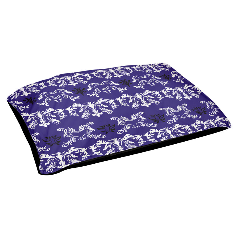 Coussin d'intérieur Jacksonville Football Baroque, Grand (l 50 po x P 40 po x H 6 po), Purple/White/Black