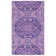 Kouerga Hand Tufted Wool/Viscose Geometric Rug in Purple