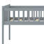 Structure de lit plateforme avec tablette de rangement, glissoire, échelle et barrière de sécurité-1452005372
