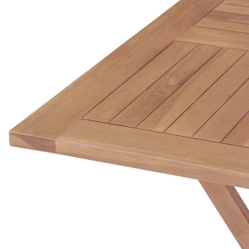 Melbeta 4 - Person Teak Patio Dining Set with Square Table