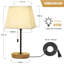 Hillburn Solid Wood Desk Lamp