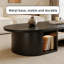 Table basse ovale en ardoise