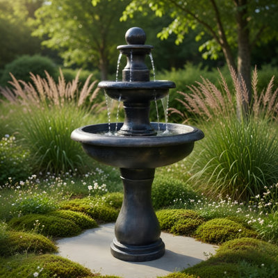 Hand Crafted Weather Resistant Accent Fountain