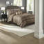 Luxurious Jacquard Bedding Sets, Polyester Brown Gold, Bedroom Elegance