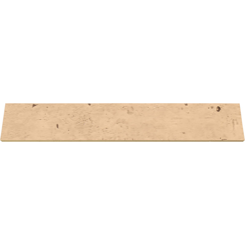 Planche en simili bois Knotty Pine Endurathane, H 12 po x l 72 po x P 1 po, Crème au beurre