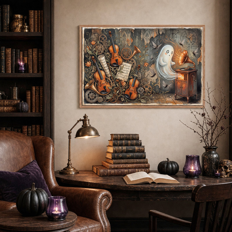 Art mural sur toile Steampunk, 24"H x36"W