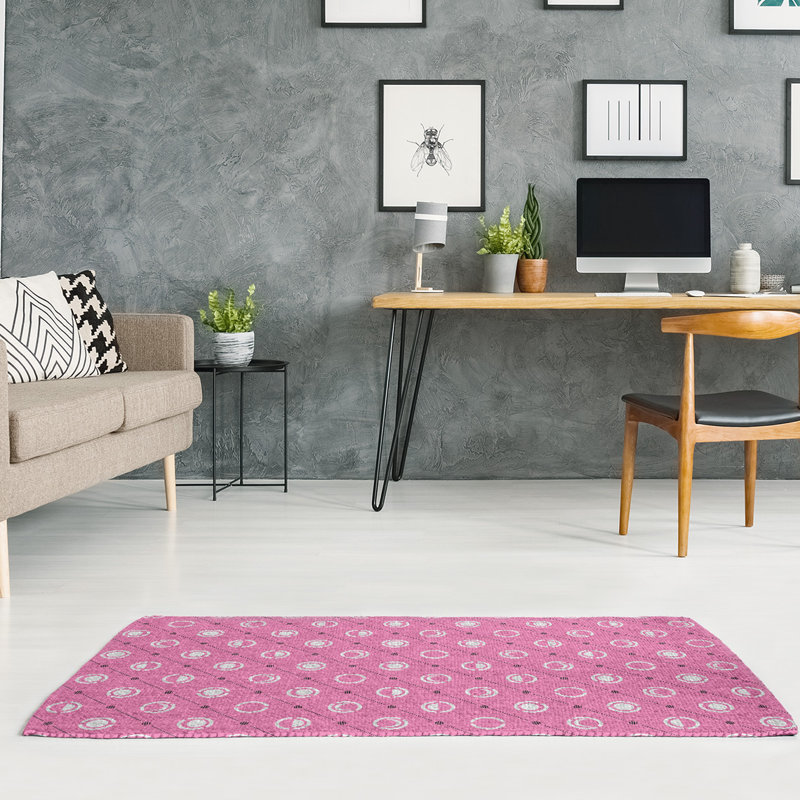 Chenille Geometric Indoor Rug, Rectangle 8' x 10'