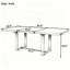 Extendable Wood Dining Table with Removable Leaf-1338354018