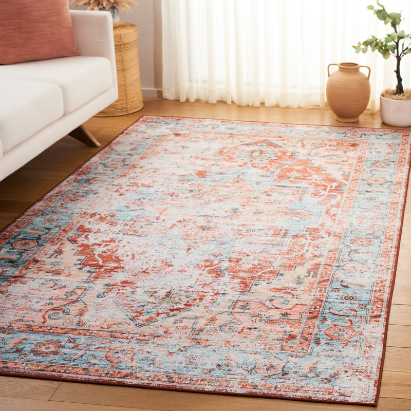 Pasqua Performance Machine Washable Oriental Rug, Rectangle 5' x 8'