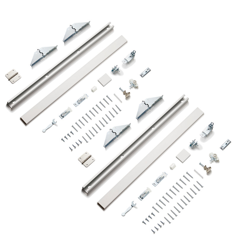 Double Bifold Doors With Hardware Included Manufacture Solid Wood