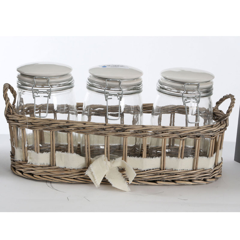 Glass Jar - Set of 3