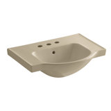 Veer Ceramic Pedestal Bathroom Sink with Overflow