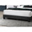 Contemporary Style Queen Bed, Charcoal Wool, Bedroom, Built Led Headboard Size Full Upholstery, Channel Tufting, For Bedroom-1707865077