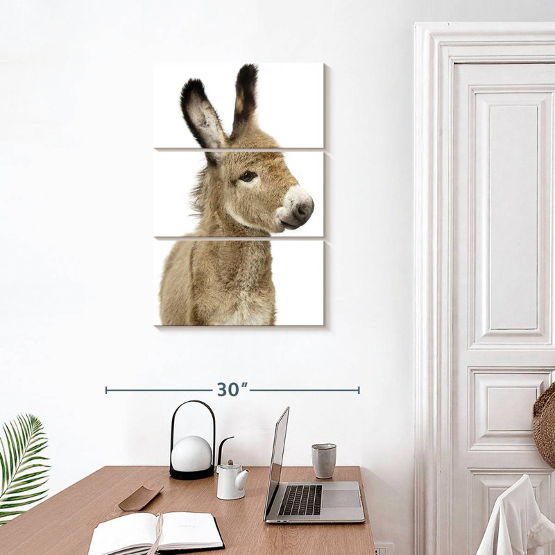 Brampt Baby Donkey, 32" H x 20" W
