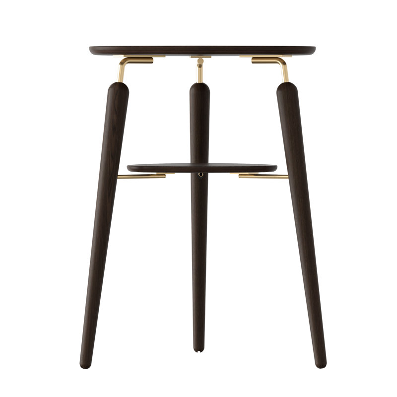 Table de bout Hennig, Chêne foncé
