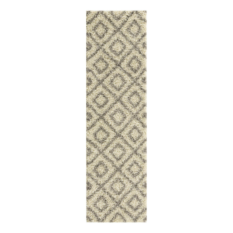 Aurin Geometric Indoor Rug, Runner 2' x 7'