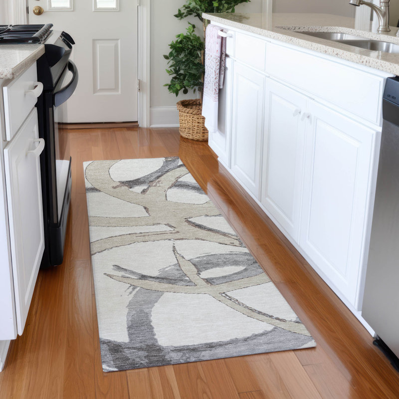 Tapis lavable à la machine de qualité supérieure Mayfield AMF1022, Tapis de couloir 2 pi 3 po x 7 pi 6 po