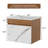 24'' Wall Mounted Single Bathroom Vanity