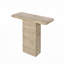 Table basse avec base piédestal