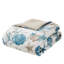 Édredon 7 pièces pour grand lit avec étoile de mer et oreillers décoratifs en coton doux à motif côtier inversé-122457384-122457381