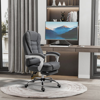 Fauteuil de direction avec repose-pieds Vinsetto