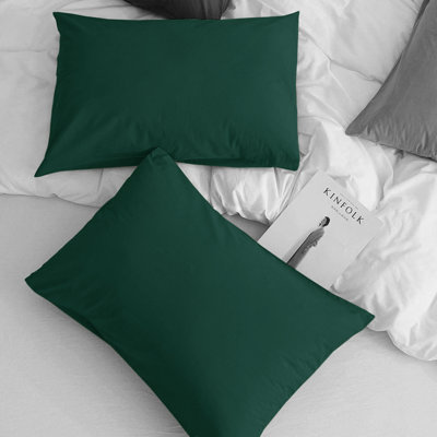 Aspire Homeware Super Soft & Breathable Microfiber Dyed Pillowcase (Pack Of 2)