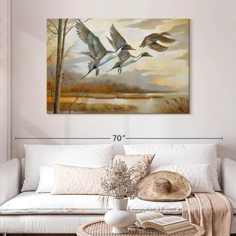 Pintails, 32" H x 48" W