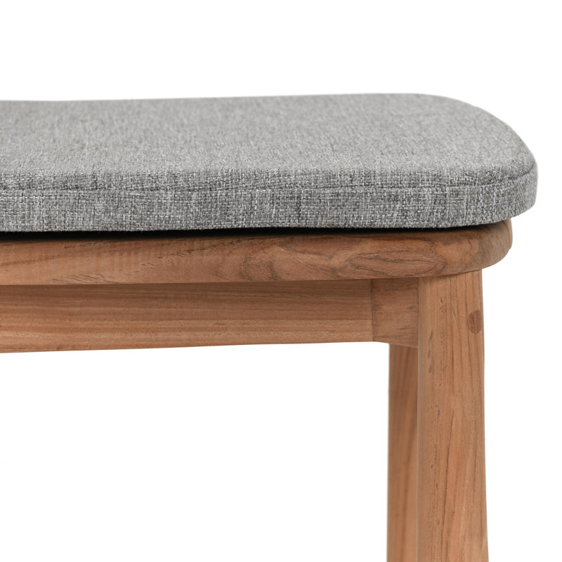 Aston Solid Wood Side Chair in Brown