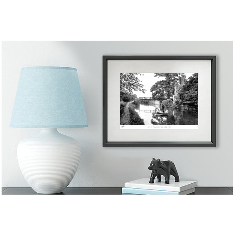 Send, Tannery Bridge 1909 by Francis Frith - Single Picture Frame Print, 28cm H x 36cm W x 2.3cm D