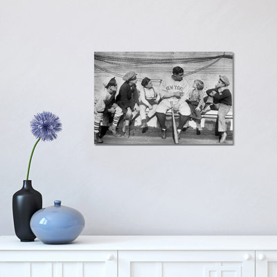 George H. Ruth 1 Piece Wrapped Canvas Wall Art