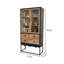 Bibliothèque simple en bois noir